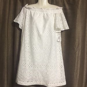 NWT Ana cold should size 8 white dress